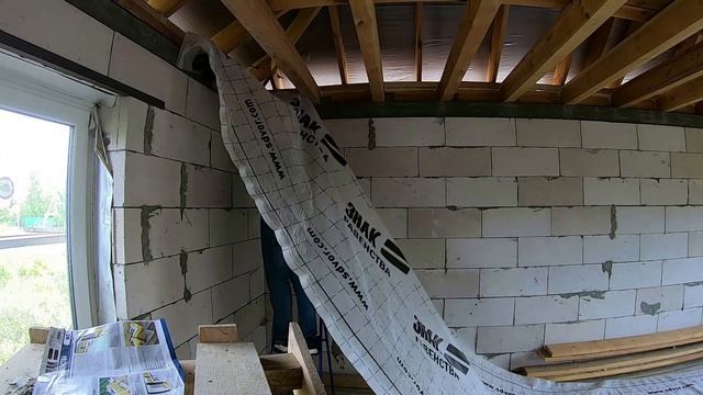 как крепить пароизоляцию.чердачное перекрытие.пароизоляция смотреть онлайн