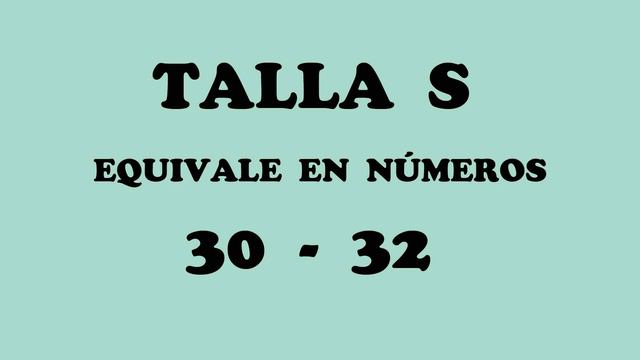 Tallas en números y letras XS, S, M, L, XL, XXL, equivalencia смотреть онлайн