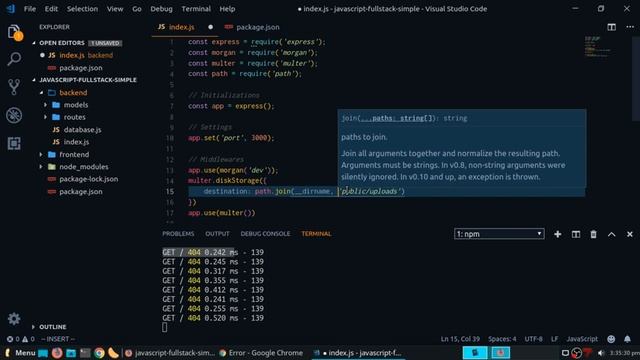 Javascript FullStack #3 , Express Middlewares смотреть онлайн
