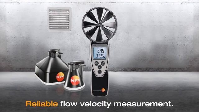 The testo 417 Vane Anemometer - For reliable flow velocity measurement смотреть онлайн