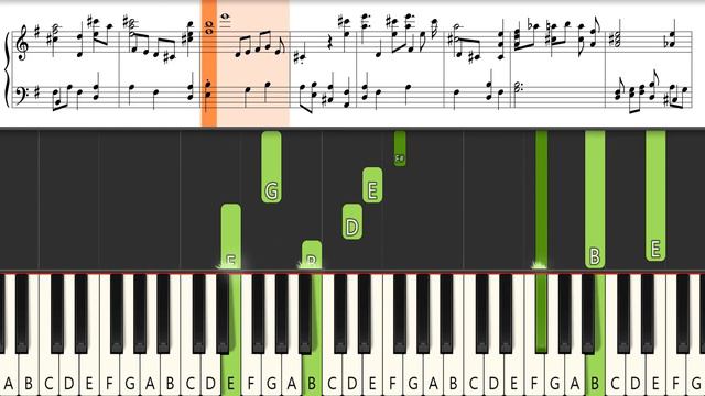 Amazing Grace (Easy Piano Tutorial With Sheet) смотреть онлайн