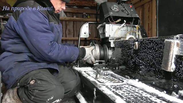 Снегоход Буран. Небольшой ТО. Вариатор Альпина. смотреть онлайн