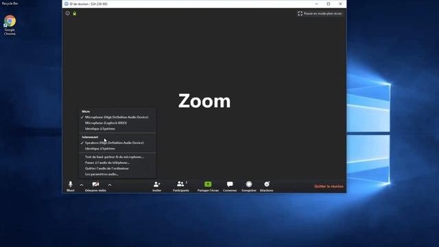 Rejoindre une réunion Zoom, et paramétrer l'audio et la vidéo смотреть онлайн