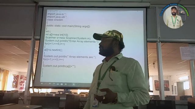 Read & Display One Dimensional Array java program in telugu// by Dr.N.Deepak kumar// смотреть онлайн