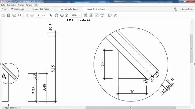 AutoCad 2016 Haus Ansicht und Details Teil 3 Haus смотреть онлайн
