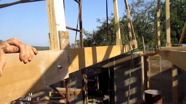 Крыша. Подъем и расстановка ферм ✔ [Построить дом своими руками] смотреть онлайн