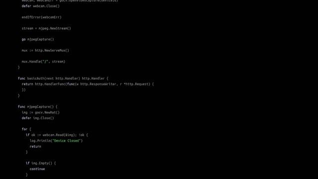 Convert your webcam into an IP Camera using Golang and OpenCV смотреть онлайн