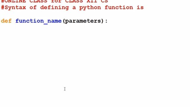 0. Syntax of defining a function in Python смотреть онлайн
