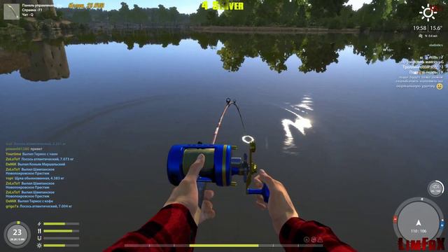 Русская Рыбалка 4. Встали на путь к 24 lvl. смотреть онлайн