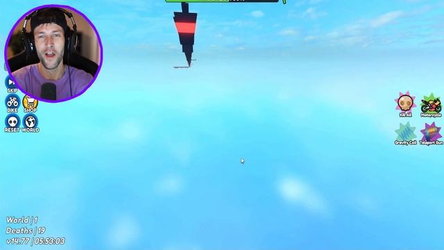 ROBLOX OBBY BUT YOU'RE ON A BIKE! смотреть онлайн