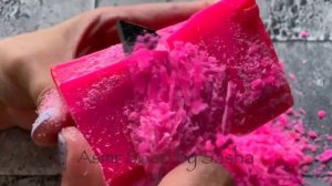ASMR soap cutting. Резка сухого мыла