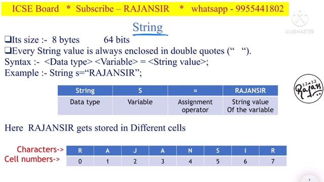 # Video 10- Part I- Introduction To String . Explaining chatAt( ) and length( ) смотреть онлайн