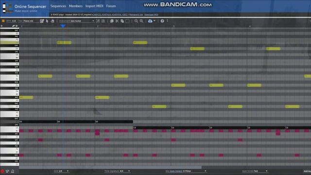 Online Sequencer Simple Guitar Beat
