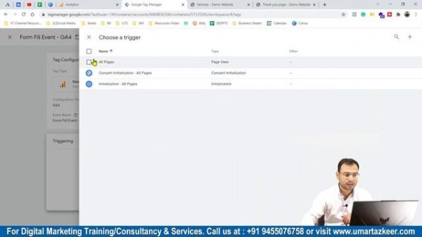 Google Analytics 4 Course | Custom Events in GA4 using Google Tag Manager Step by Step | Part#15