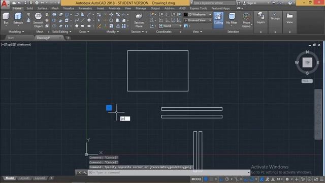 HOW TO DRAW SIMPLE TABLE IN AUTOCAD смотреть онлайн