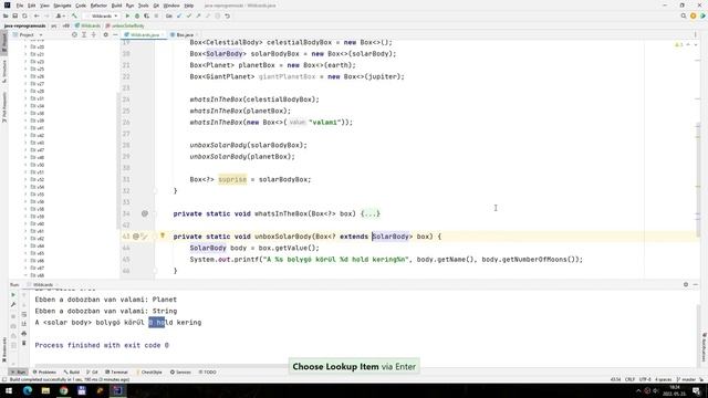 [Java v69] Generikus helyettesítők (wildcards) смотреть онлайн