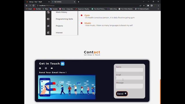 Portfolio Template by using React.js || @Codlab22 смотреть онлайн