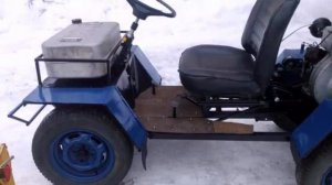 Самодельный трактор из мотоблока Урал