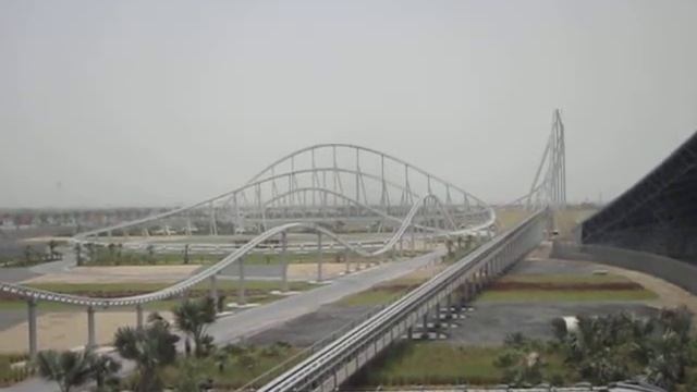 Formula Rossa roller coaster at Ferrari World Abu Dhabi Opening year Running Faster смотреть онлайн