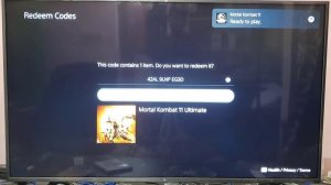 How to Redeem Mortal Kombat 11 Ultimate Code on PS5 Console?  Kombat Pack 1 & 2, Aftermath