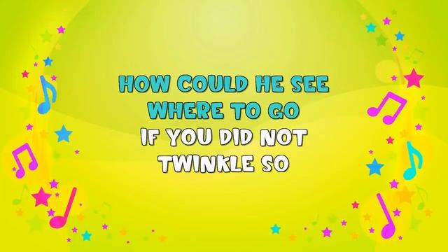 Twinkle Twinkle Little Star Karaoke смотреть онлайн