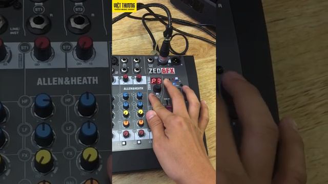 Chỉnh Echo, Reverb cho mixer Allen Heath Zed 6FX, Zedi 10FX смотреть онлайн