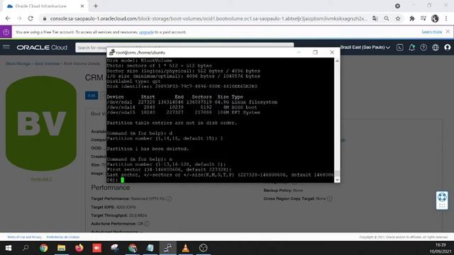 Expandindo volume boot no ubuntu oracle cloud смотреть онлайн