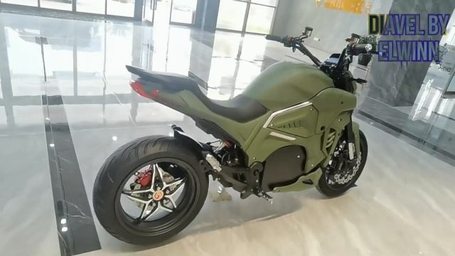 ? Електромотоцикл Diavel ? ремінний привід від ELWINN смотреть онлайн