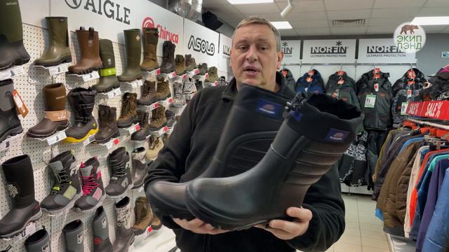 Зимние сапоги для рыбалки на +5 -50. Зимняя обувь для активного отдыха от Шведского бренда Polyver. смотреть онлайн
