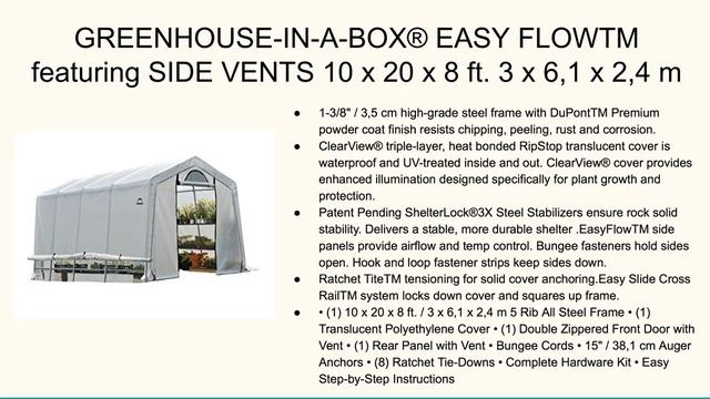 10x20 Greenhouse Kits смотреть онлайн