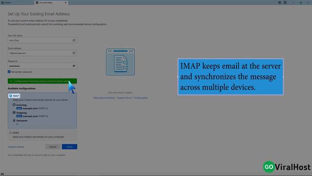 How to Setup a cPanel Email account with Mozilla Thunderbird GoViralHost смотреть онлайн
