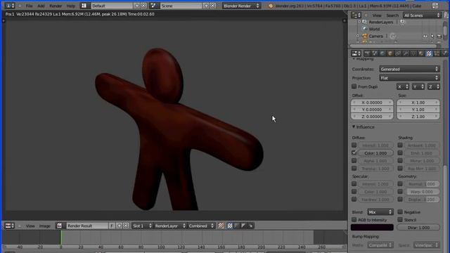 Blender 2.6 - Part II - Gingerbread person - Materials and Textures смотреть онлайн
