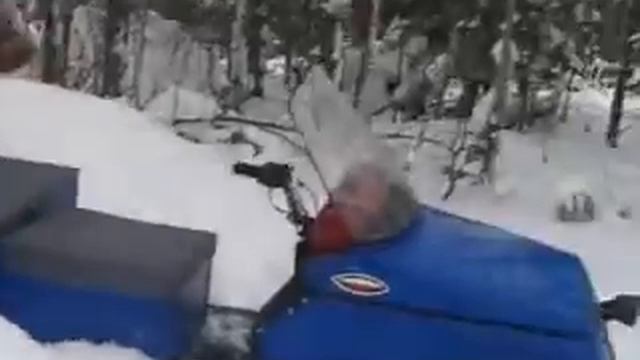 Самодельный снегоход Первый тест смотреть онлайн