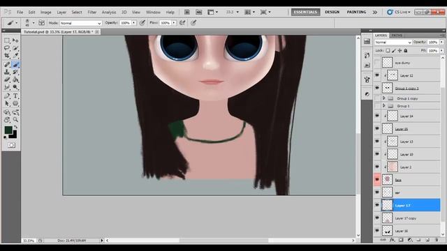 Cute? Character Design Full Length Photoshop Tutorial | MutualGrid смотреть онлайн