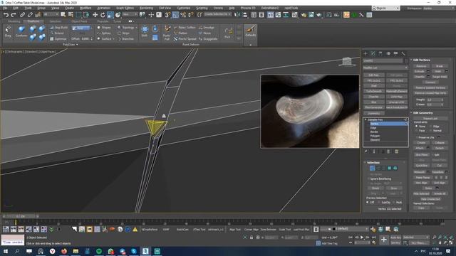 Моделирование необычного столика из срезов древесины в 3ds max 2020 смотреть онлайн