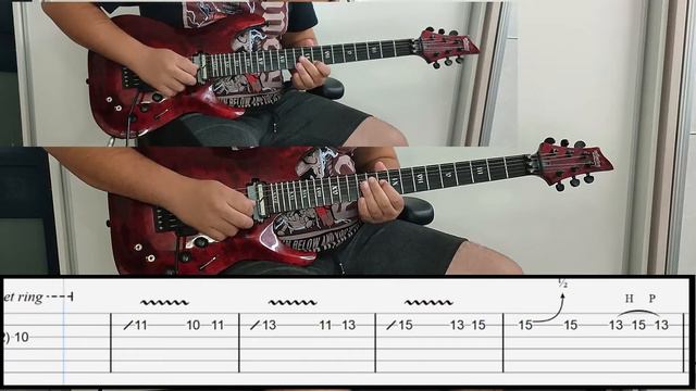 The Raven Age - Angel In Disgrace Guitar Solo With Tabs смотреть онлайн