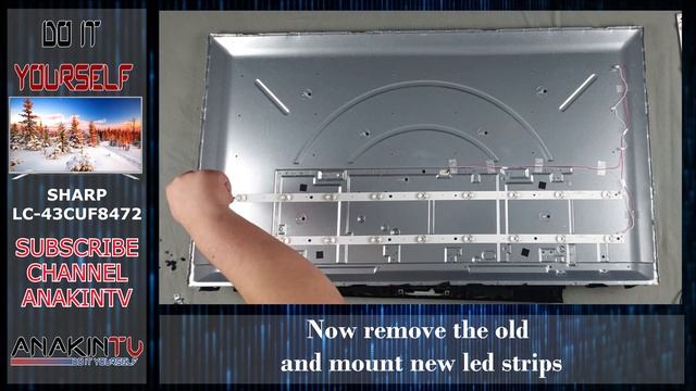 SHARP LC-43CUF8472 LED TV - Backlight Fix - Repair - Do it Yourself - Guide for Everyone - AnakinTV смотреть онлайн
