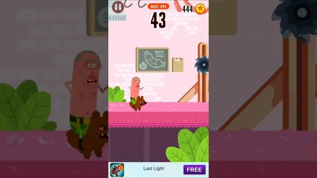 БАГ в игре Sausage Run смотреть онлайн