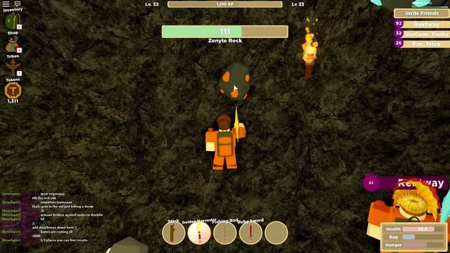 HOW TO FIND ZENYTE ON ISLAND TRIBES! ROBLOX смотреть онлайн