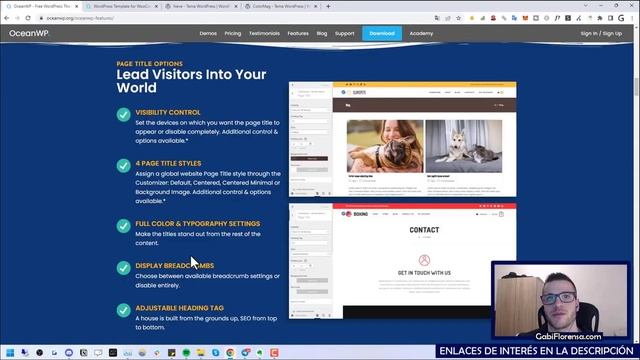 Plantilla Bonita y Gratis para WordPress ➜ OceanWP Theme смотреть онлайн