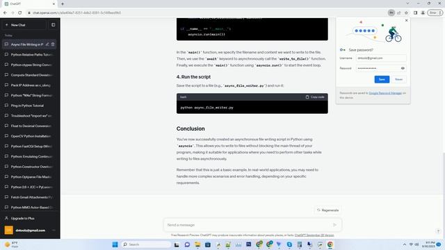 Asynchronous file writing possible in python смотреть онлайн