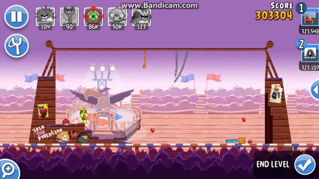 Angry Birds Friends Tournament - Week 268-B - Level 1 - 323,952 (Android/Nox) смотреть онлайн