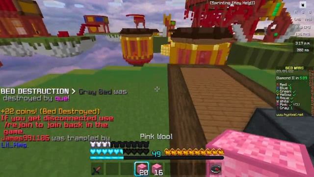 INSANE bedwars clips CRACKED CLUTCHES смотреть онлайн