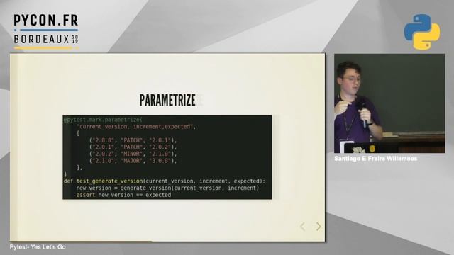 PyConFR 2019 - Pytest: Yes Let's Go - Santiago E Fraire Willemoes смотреть онлайн