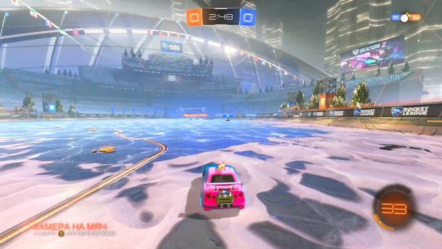 Забиваю Нереальные Голы в Хоккее и Тащу Всю Тиму к Победе в Рокет Лиге! - Rocket League смотреть онлайн