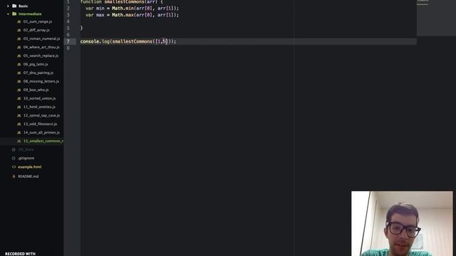Smallest Common Multiple -- JavaScript -- Free Code Camp смотреть онлайн