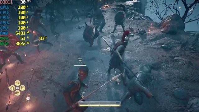 Assassin’s Creed® Odyssey NVIDIA GTX 1050 Ti Core™ i3 2120 смотреть онлайн