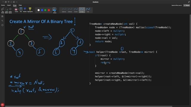 Create A Mirror Of A Binary Tree смотреть онлайн