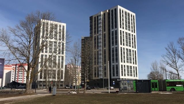 Новостройки Гомель 18 этажный жилой дом №1, 2, 3 микрорайон №21 смотреть онлайн