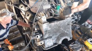 Меняем КПП на т-170 с ямз